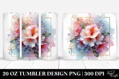 Abstract Glossy Rhododendron 20 Oz Tumbler Product Image 1
