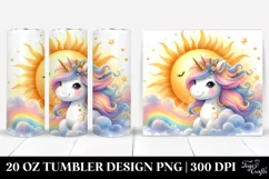Magical Sun Unicorn | 20 Oz Tumbler Product Image 1