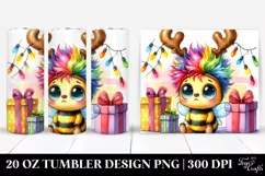 Expressive Bee Baby Watercolor 20 Oz Tumbler Product Image 1
