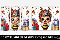 Expressive Bee Baby Watercolor 20 Oz Tumbler Product Image 1