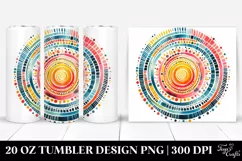 Colorful Simple Watercolor Sun | 20 oz Tumbler Product Image 1