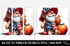 Detailed Digital Painting Pastel Gnome Beach Wear | 20 oz Product Image 1