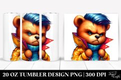 Vibrant Baby Bear Model Pose | 20 Oz Tumbler Product Image 1