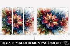 Abstract Wooden Anemone,Stained | 20 Oz Tumbler Product Image 1