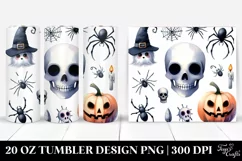 Funny Halloween Spider Clipart | 20 oz Tumbler Product Image 1