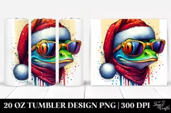 Colorful Frog Portrait | 20 Oz Tumbler Product Image 1