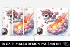 Baby Unicorn,Meteor,Cloud | 20 Oz Tumbler Product Image 1