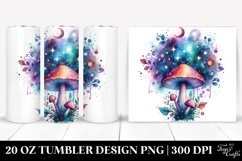 Magical Watercolor Mushroom | 20 Oz Tumbler Product Image 1