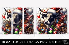 Christmas PNG 20 Oz Tumbler Design Product Image 1