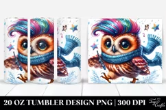 Running Baby Owl | 20 Oz Tumbler Product Image 1