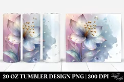Shiny Snowdrop Tumbler | 20 oz Tumbler Product Image 1