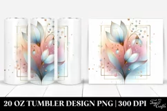 Shiny Snowdrop Tumbler | 20 oz Tumbler Product Image 1