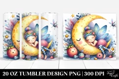 Colorful Fairy,Moon | 20 Oz Tumbler Product Image 1