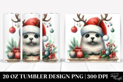 Christmas PNG 20 Oz Tumbler Design Product Image 1