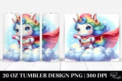 Baby Unicorn,Hero | 20 Oz Tumbler Product Image 2