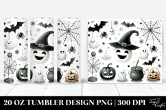 Funny Halloween Cobweb Clipart | 20 oz Tumbler Product Image 1