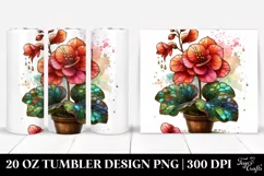 Stained Begonia Wood | 20 Oz Tumbler Product Image 1
