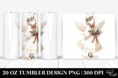 Christmas Angel Simple Clipart for Winter, 20 Oz Tumbler Product Image 1