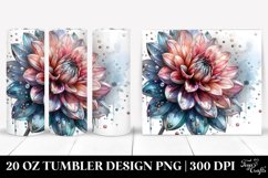 Shiny Metallic Dahlia | 20 Oz Tumbler Product Image 1