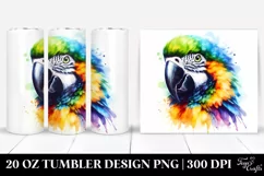 Colorful Macaw | 20 Oz Tumbler Product Image 1
