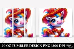Colorful Baby Unicorn Redowa Dancer&#039;s Outfit. 20 Oz Tumbler Product Image 1