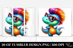 Dancing Baby Dinosaur 20 Oz Tumbler Product Image 1
