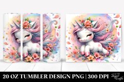 Baby Unicorn,Spring Petals | 20 Oz Tumbler Product Image 1