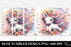 Baby Unicorn,Spring Petals | 20 Oz Tumbler Product Image 1