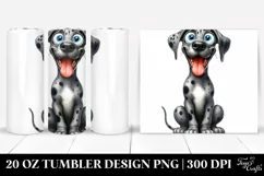 Crazy Funny Great Dane | 20 Oz Tumbler Product Image 1