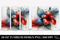 Glossy Hibiscus | 20 oz Tumbler Product Image 1