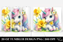 Baby Unicorn Daffodil | 20 oz Tumbler Product Image 1