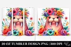 Vibrant Walrus Tumbler | 20 oz Tumbler Product Image 1