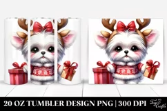 Expressive Maltese 20 Oz Tumbler Product Image 1