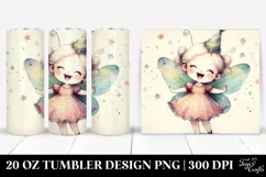 Simple Excited Fairy Tumbler Product Image 1