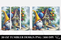 Fairy Tale Gnome Scene | 20 oz Tumbler Product Image 1
