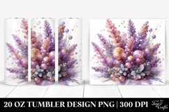 Detailed Lavender Tumbler Product Image 1