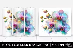 Detailed Vibrant Orchid Tumbler Product Image 1