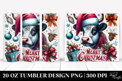 Christmas PNG 20 Oz Tumbler Design Product Image 1