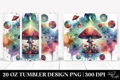 Magical Celestial Mushroom 20 Oz Tumbler Product Image 1