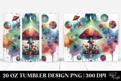 Magical Celestial Mushroom 20 Oz Tumbler Product Image 1