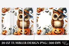 Funny Haloween Owl Clipart 20 Oz Tumbler Product Image 1