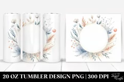 Colorful Flowers,20 oz Tumbler Product Image 1