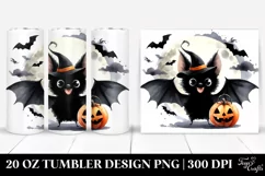 Funny Halloween Clipart BAT | 20 oz Tumbler Product Image 1