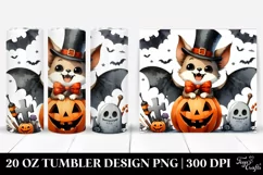 Funny Halloween Clipart BAT | 20 oz Tumbler Product Image 1