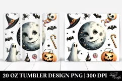 Funny Haloween Moon Clipart 20 Oz Tumbler Product Image 1