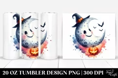Funny Haloween Moon Clipart 20 Oz Tumbler Product Image 1