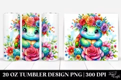 Vibrant Turtle Tumbler | 20 oz Tumbler Product Image 1