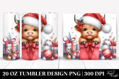 Christmas PNG 20 Oz Tumbler Design Product Image 1