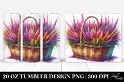 Colorful Heather Basket | 20 oz Tumbler Product Image 1