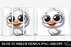 Crazy Baby Swan Tumbler Product Image 1